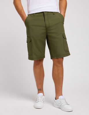 Lee Mens XM Crossroad Cargo Shorts - 32 - Green, Green