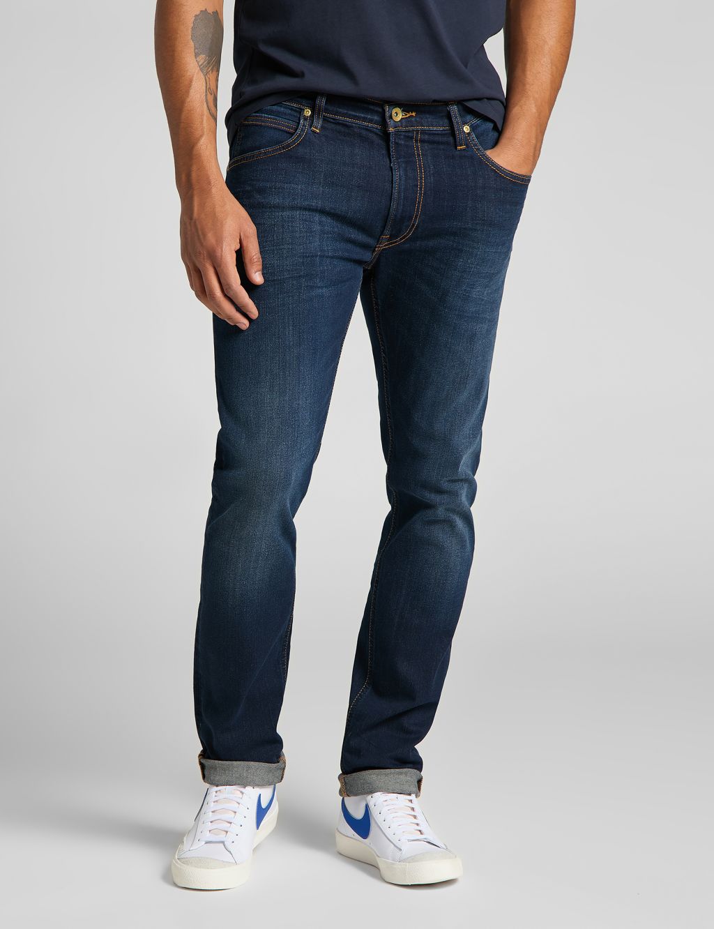Men's Tapered Fit Jeans | M&S