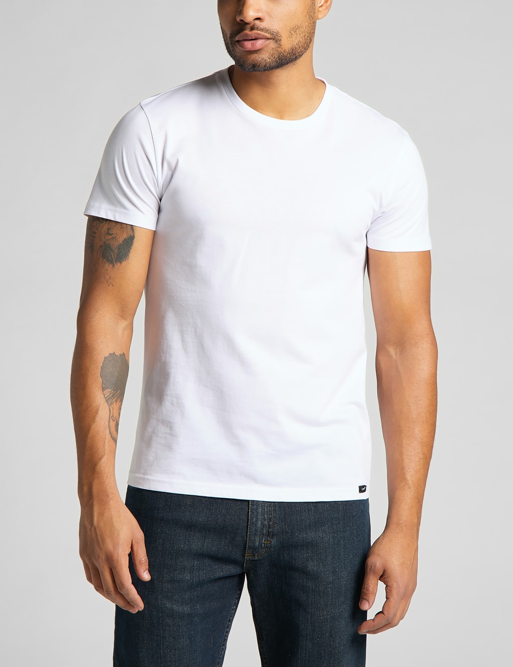 2pk Pure Cotton Crew Neck T-Shirts image 2