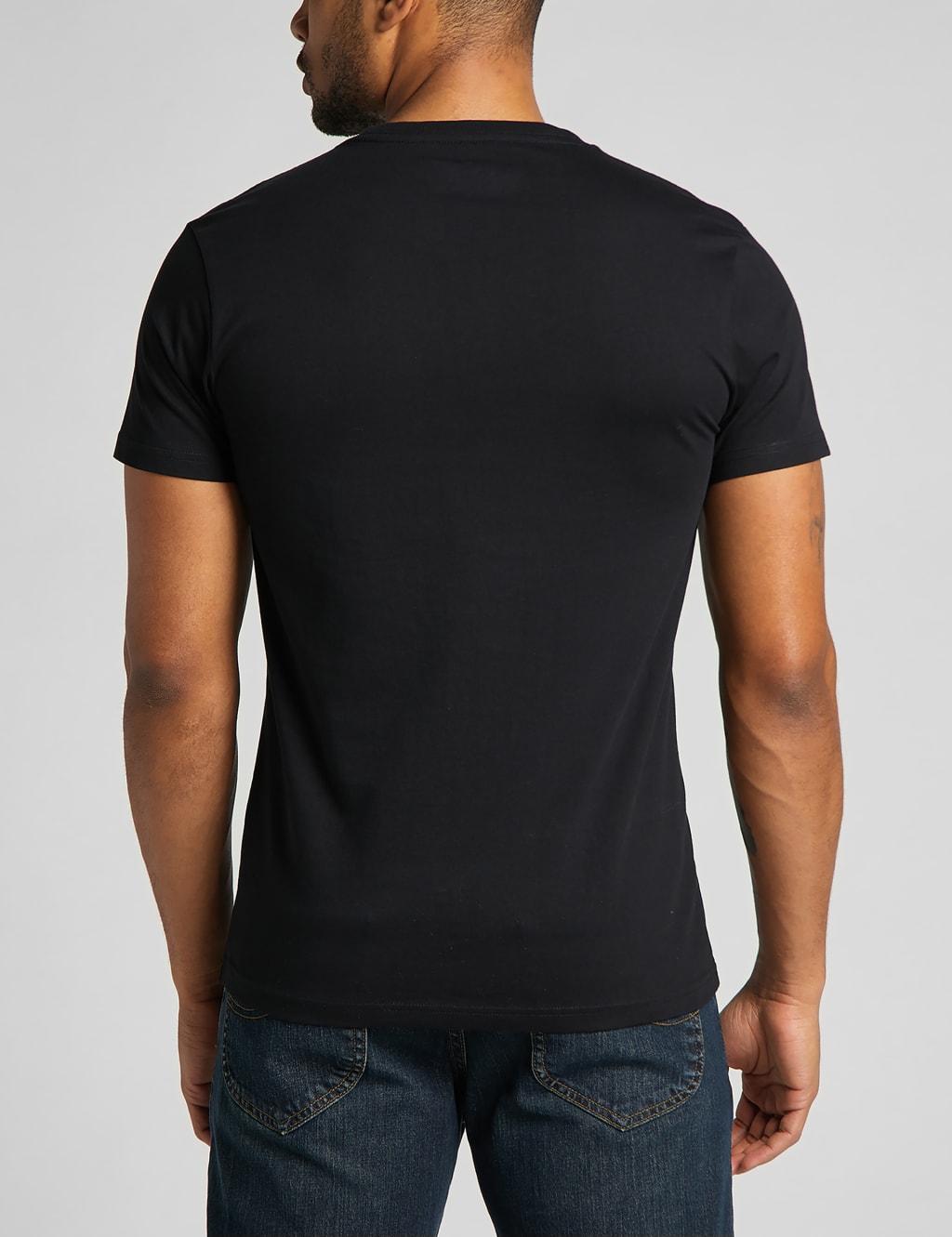 2pk Pure Cotton Crew Neck T-Shirts image 5