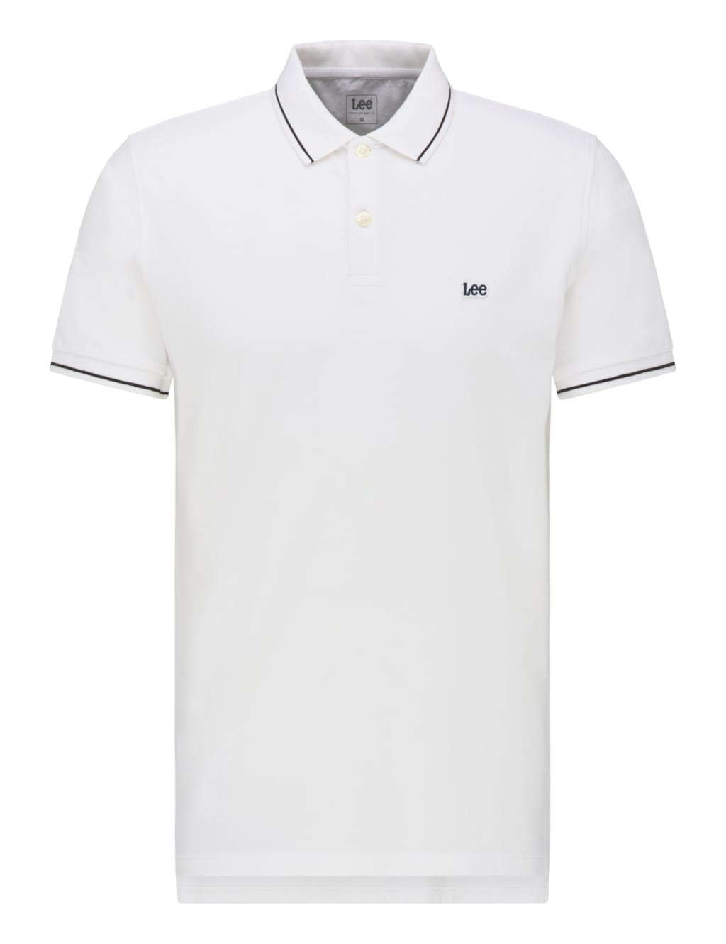 Pure Cotton Pique Tipped Polo Shirt image 2
