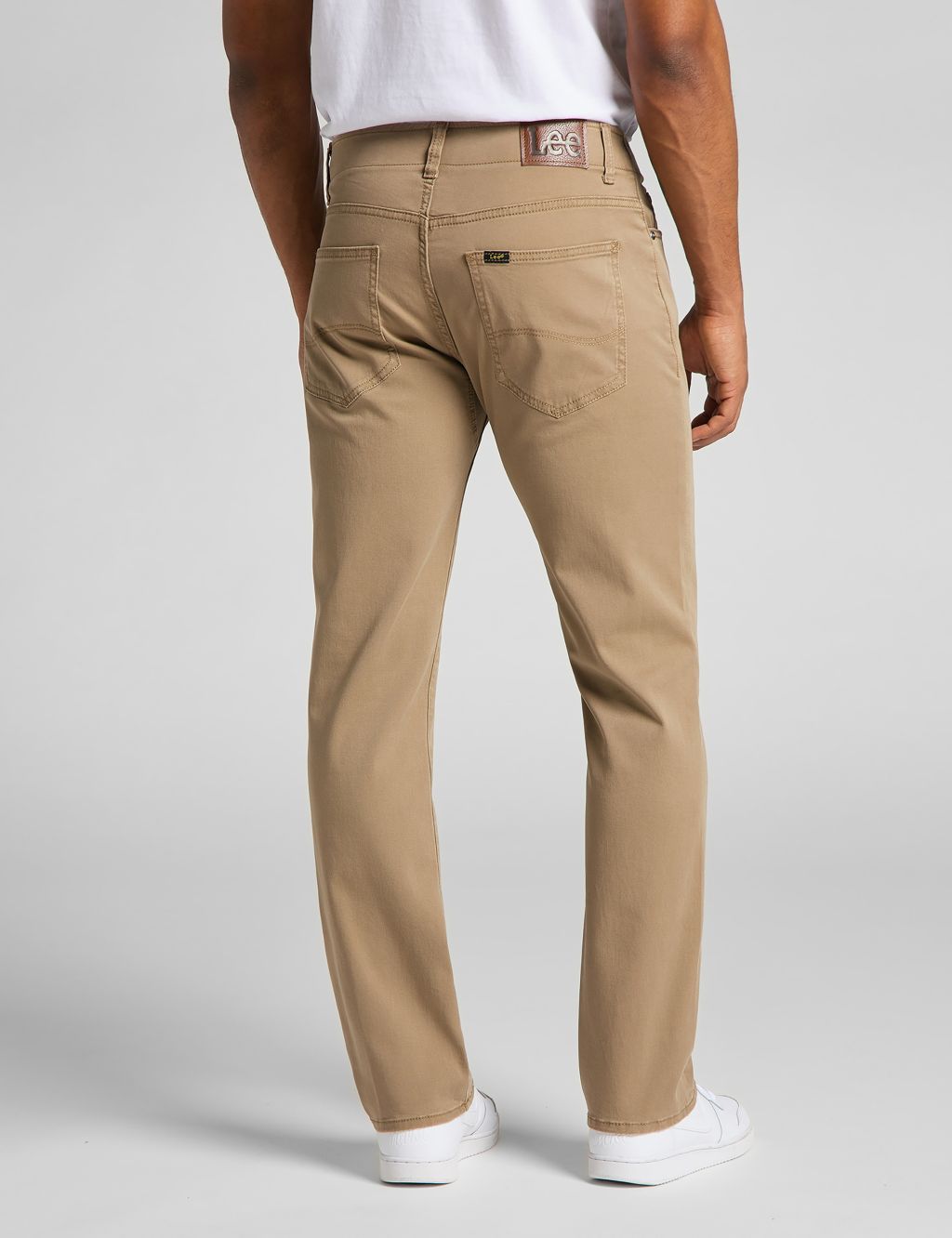 Straight Fit 5 Pocket Trousers image 3
