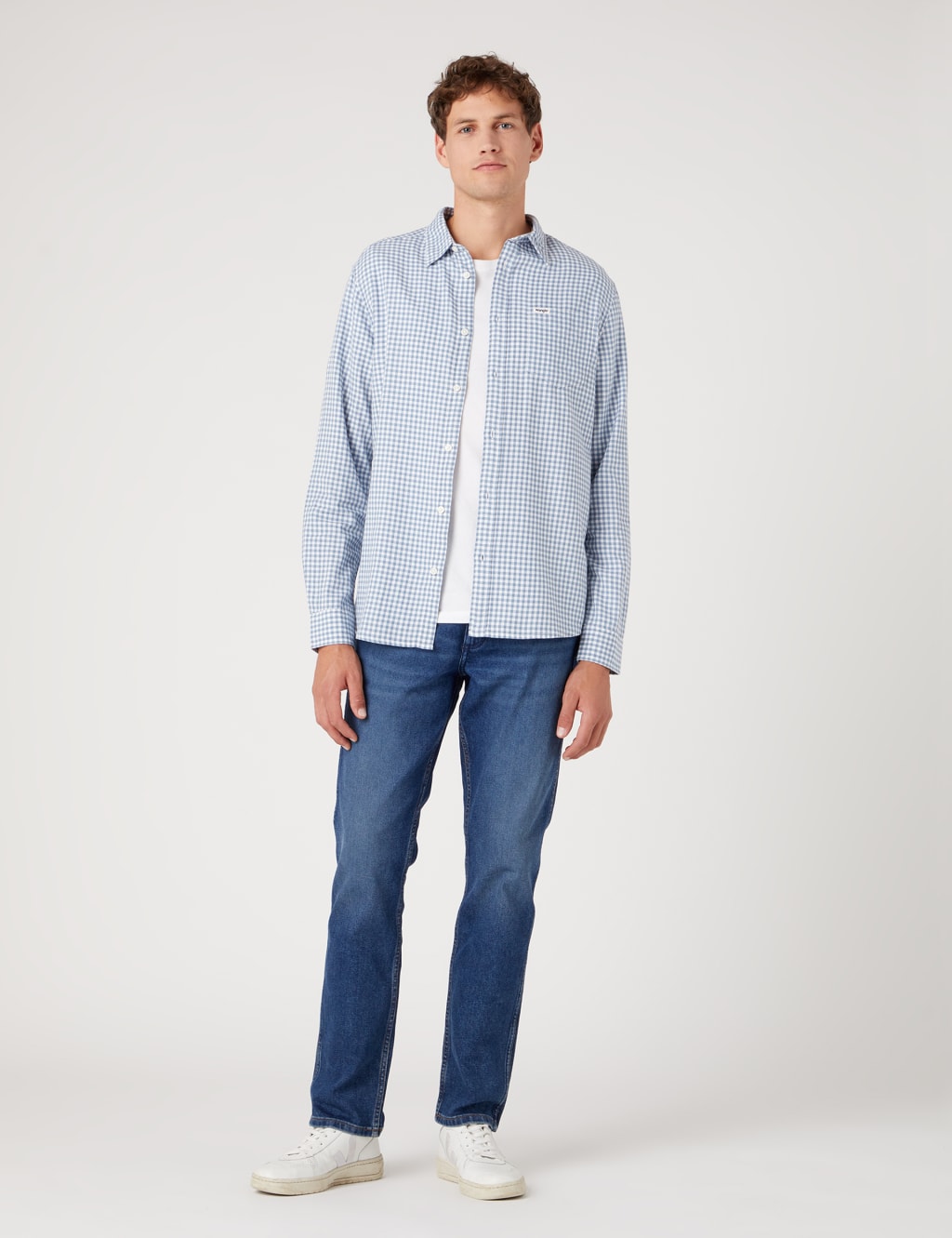 Pure Cotton Gingham Check Oxford Shirt image 3
