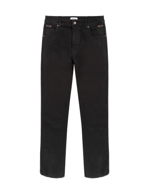 Wrangler Greensboro Slim Fit Denim Jeans, Black, 30R