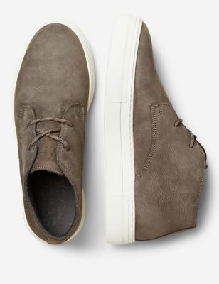 M&S Selected Homme Mens Leather Chukka Boots