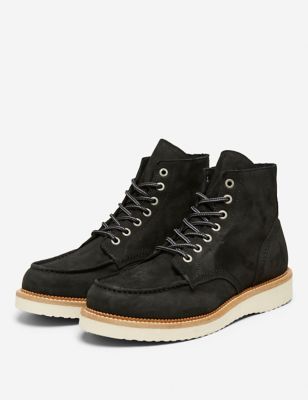 M&S Selected Homme Mens Nubuck Casual Boots