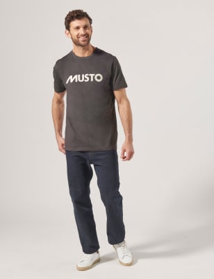 Pure Cotton Crew Neck T-Shirt