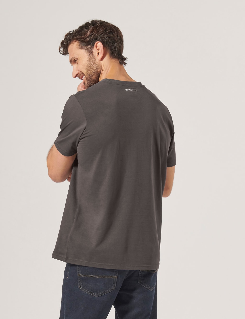 Pure Cotton Crew Neck T-Shirt image 3