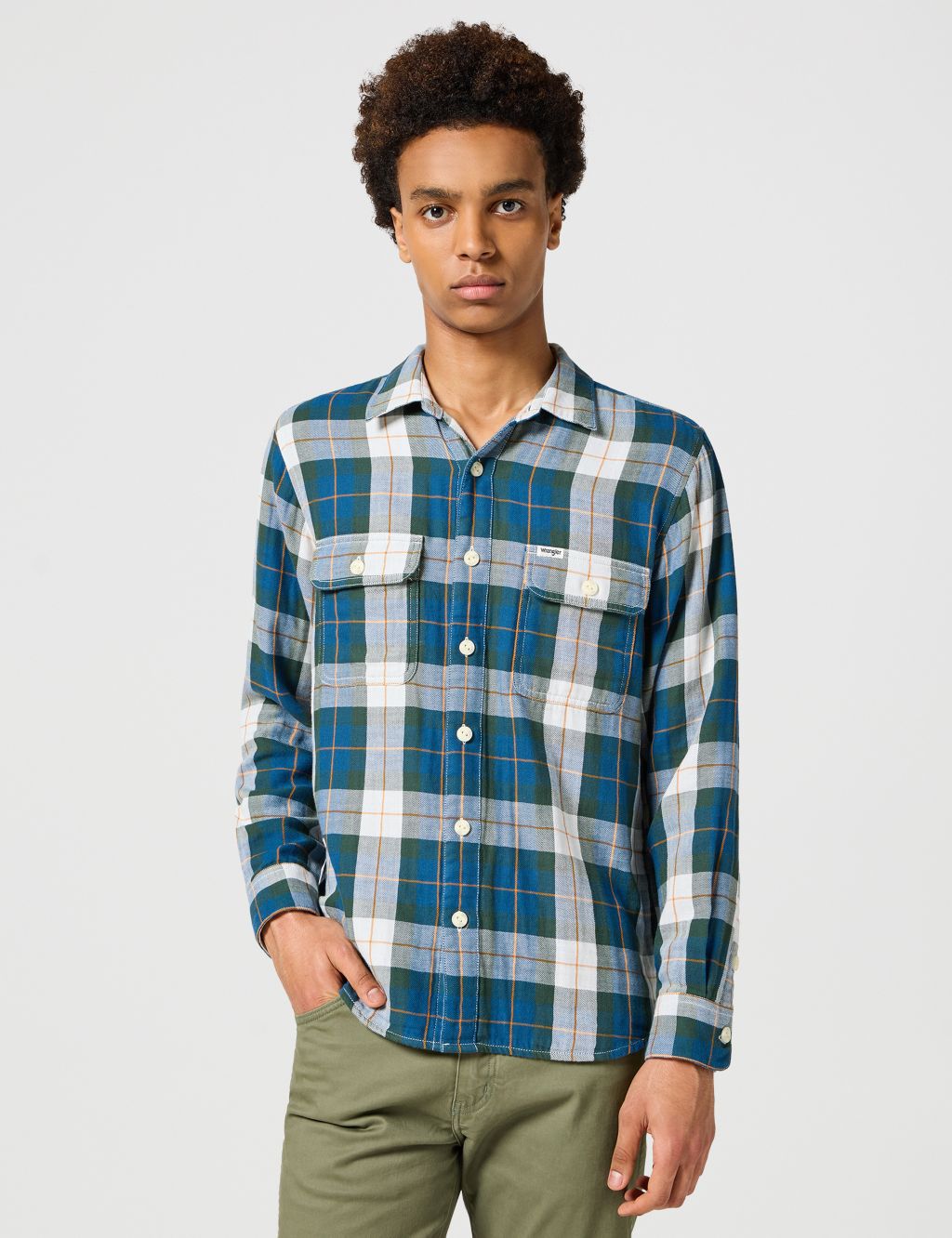 Pure Cotton Check Flannel Shirt