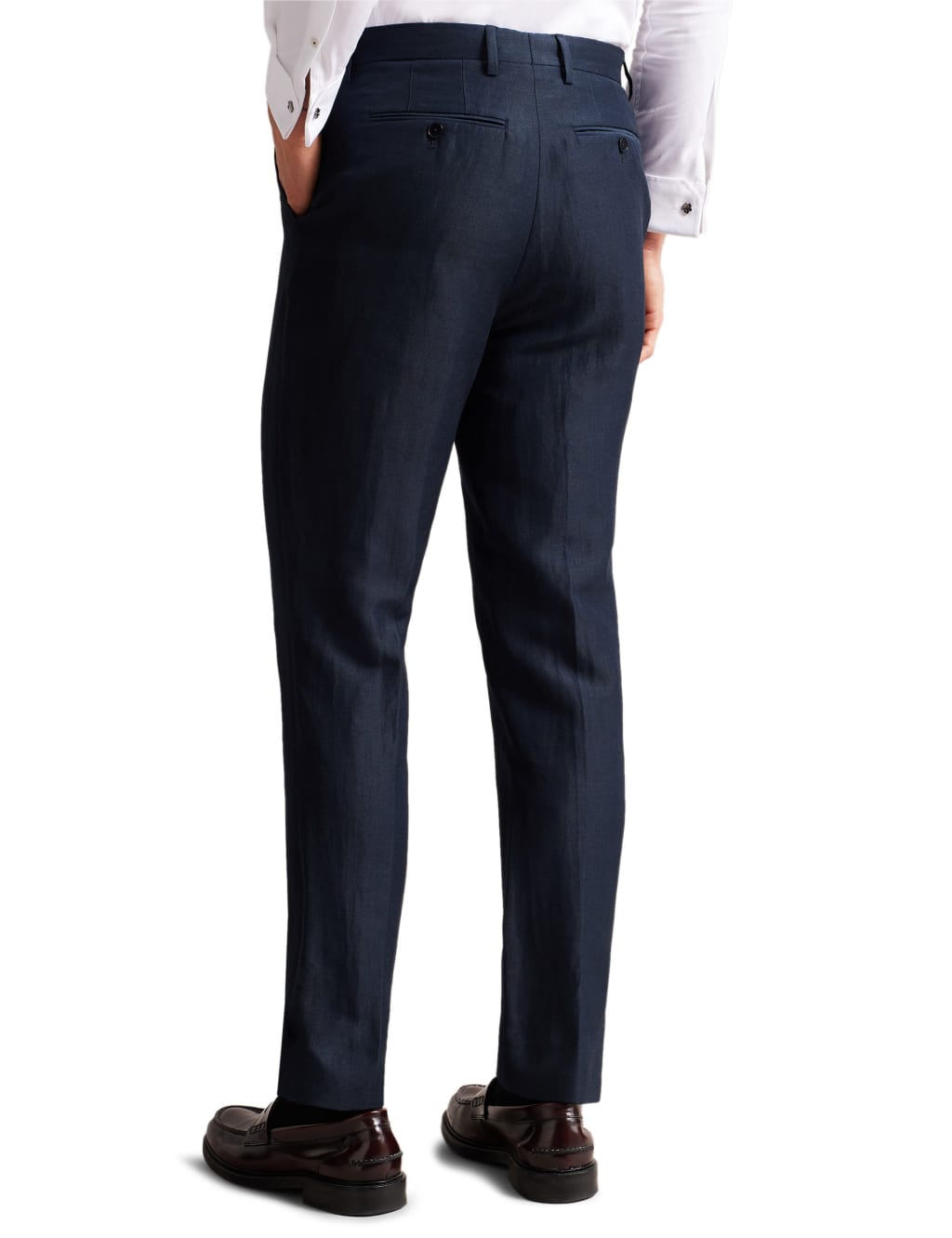 Men's Linen Trousers M&S