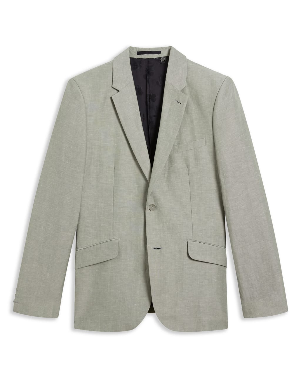 Slim Fit Linen Rich Jacket image 2