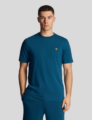 Lyle & Scott Men's Pure Cotton Logo T-Shirt - Navy, Navy,Blue,Green,Turquoise