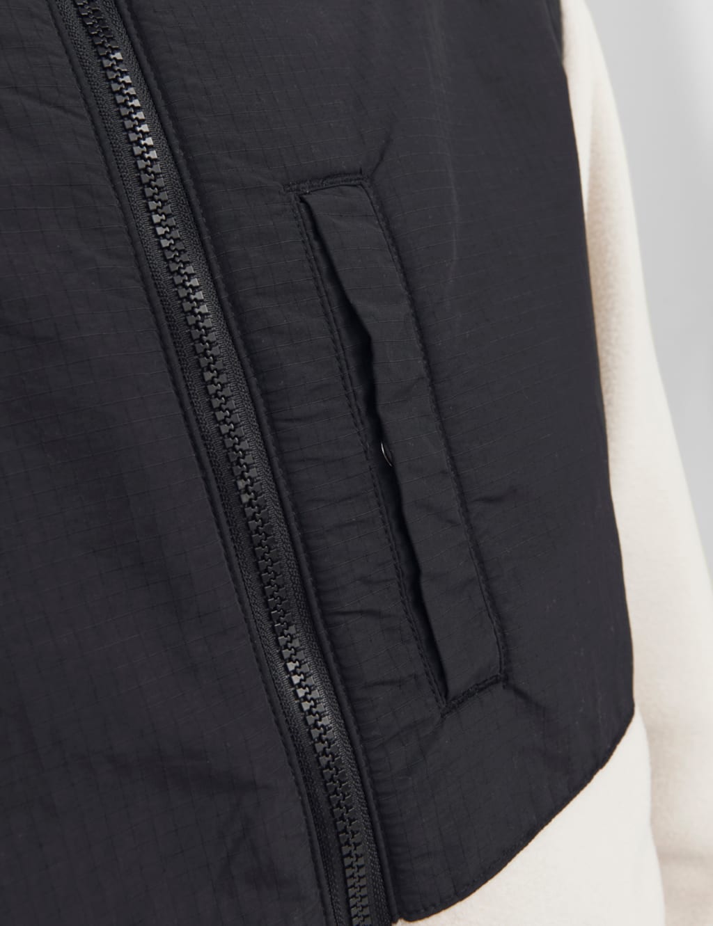 Fleece Funnel Neck Jacket image 5