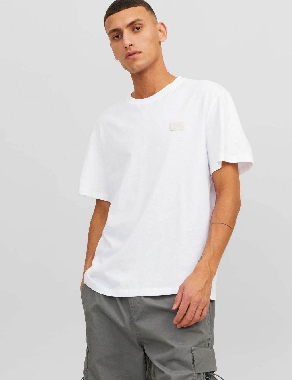 Relaxed Fit Pure Cotton T-Shirt image 1