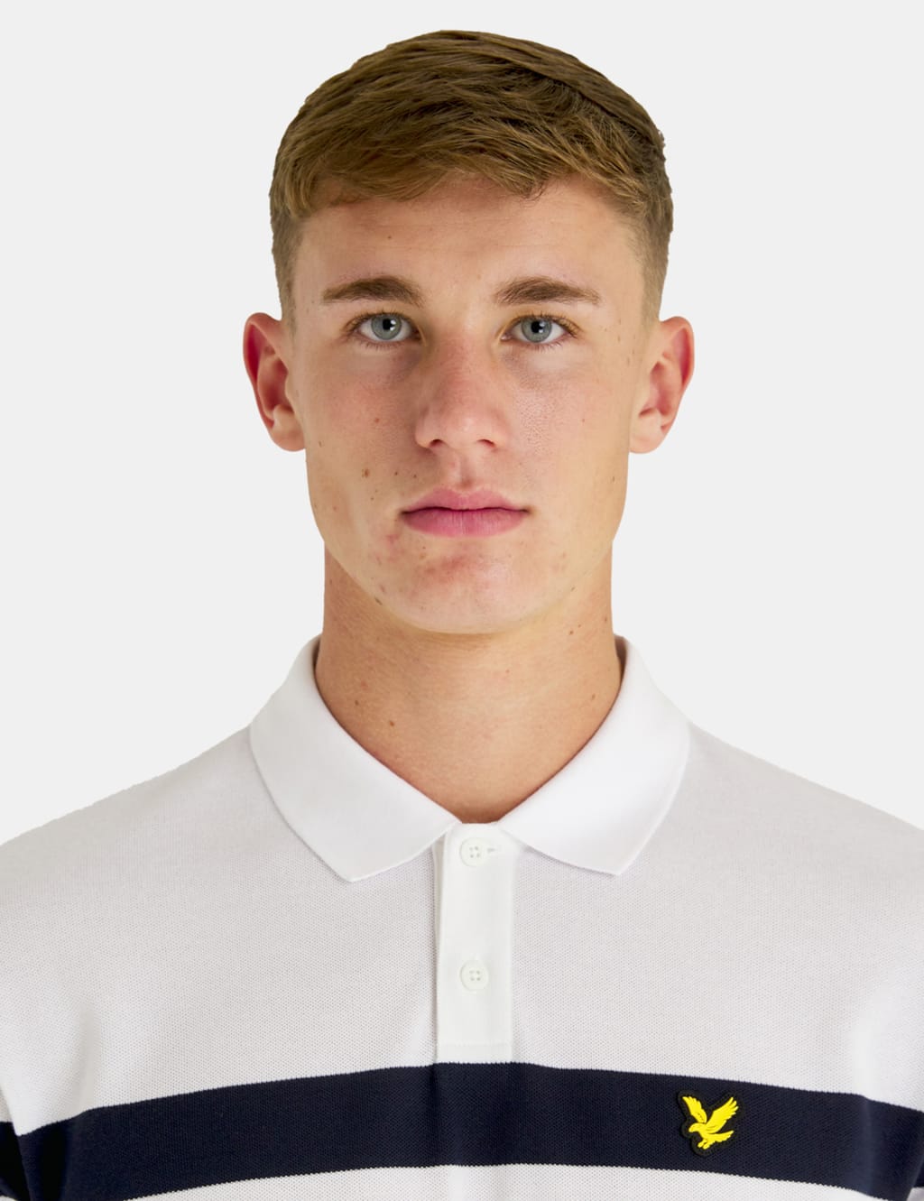 Cotton Rich Striped Polo Shirt image 5