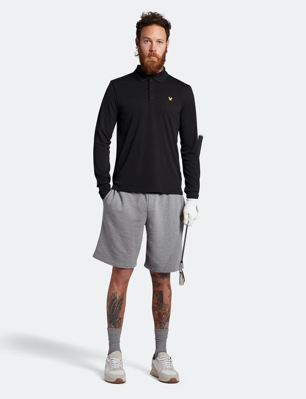 Technical Long Sleeve Polo Shirt image 3