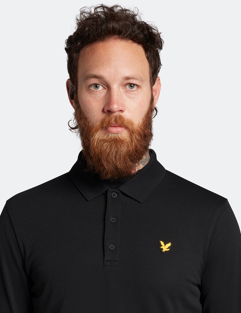Technical Long Sleeve Polo Shirt image 5