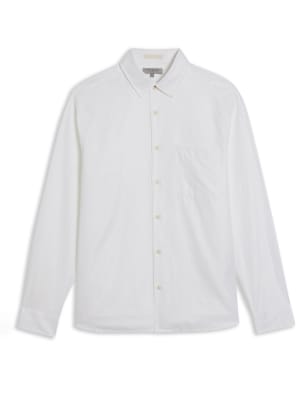 Regular Fit Linen Rich Oxford Shirt