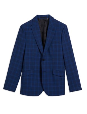 Wool Rich Check Jacket