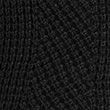 Textured Shawl Collar Jumper - black