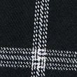 Checked Hat and Scarf Set - blackmix