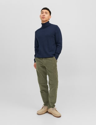 Tapered Fit Corduroy Chinos