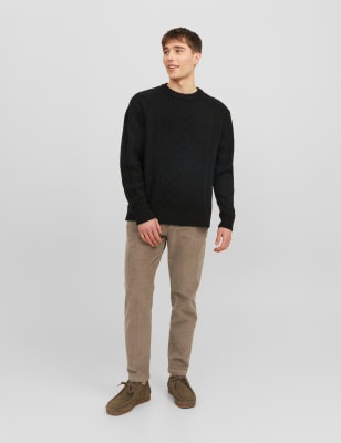Tapered Fit Corduroy Chinos