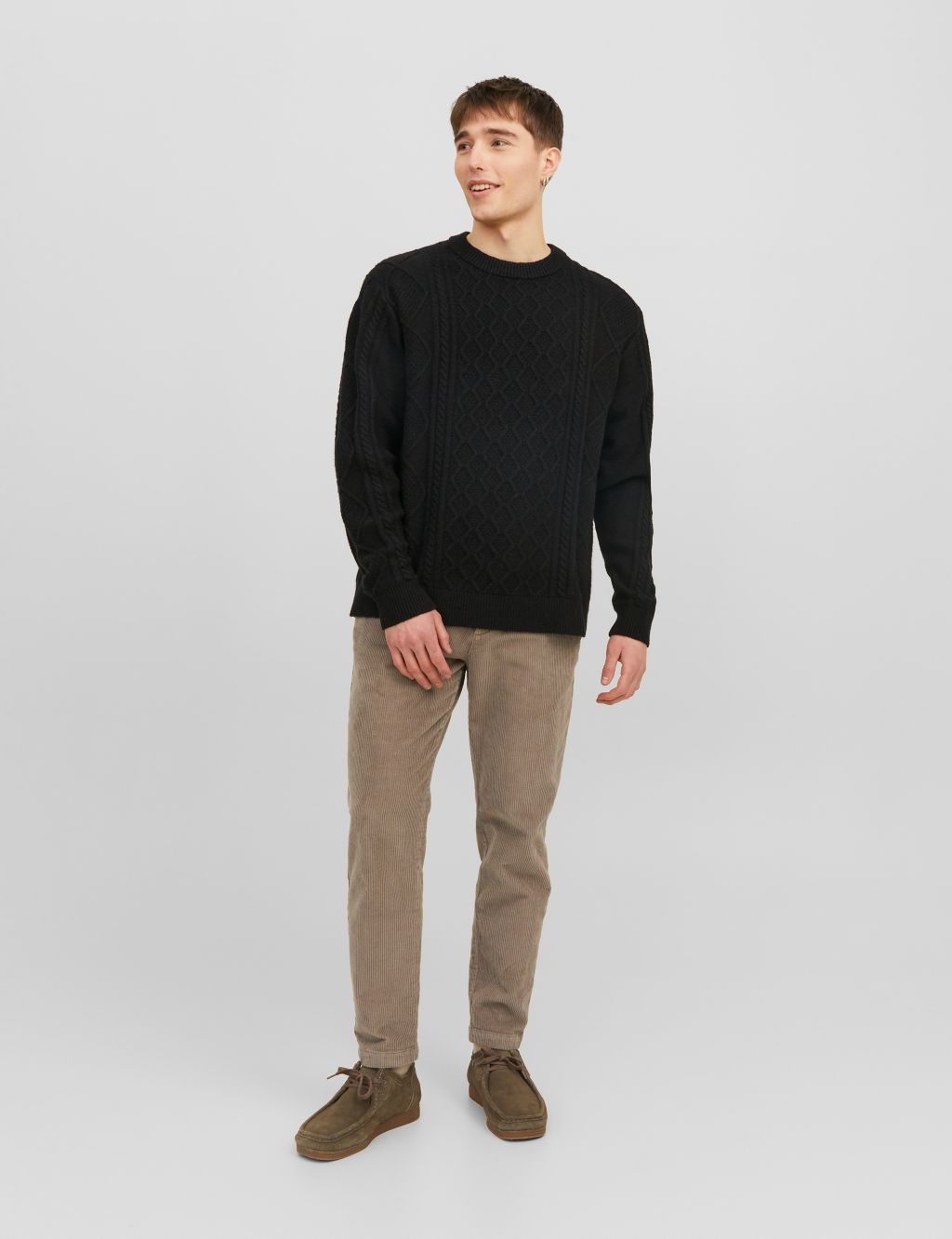 Tapered Fit Corduroy Chinos image 1