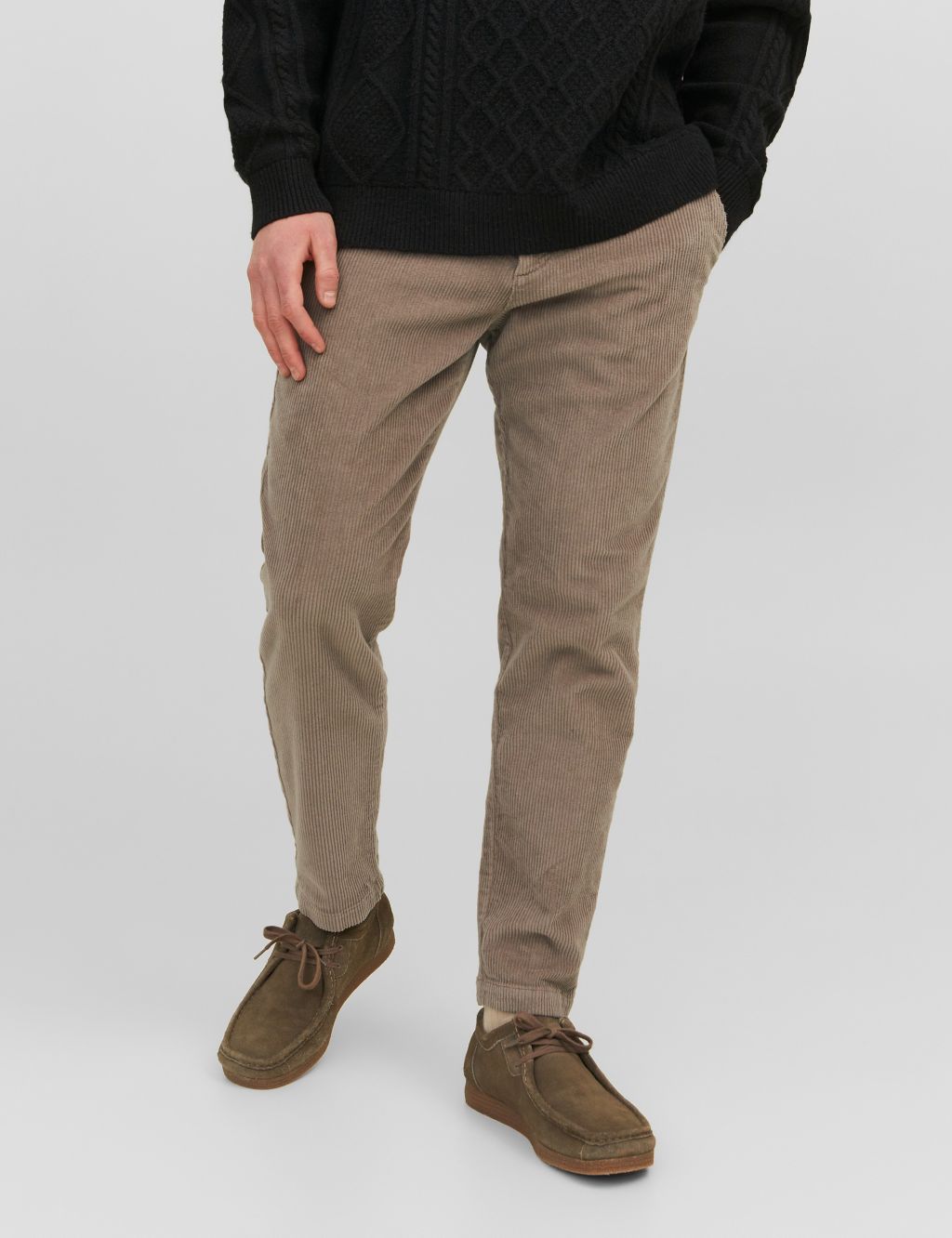 Tapered Fit Corduroy Chinos image 3