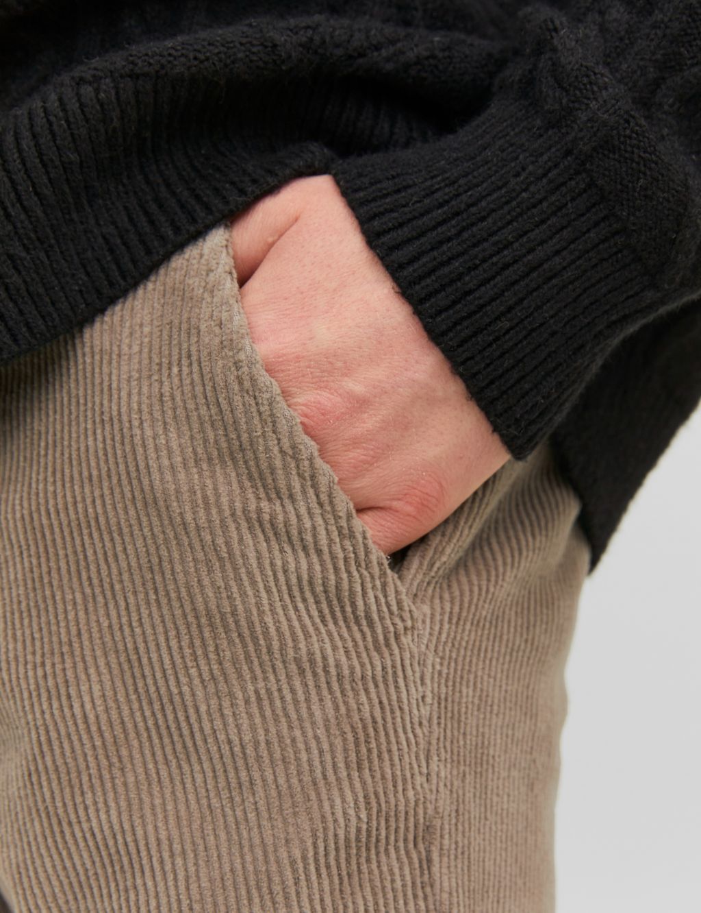 Tapered Fit Corduroy Chinos image 6