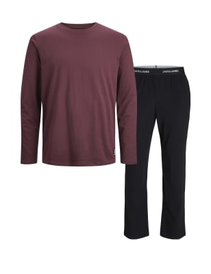 

Mens JACK & JONES Schlafanzugset mit hohem Baumwollanteil - Red, Red