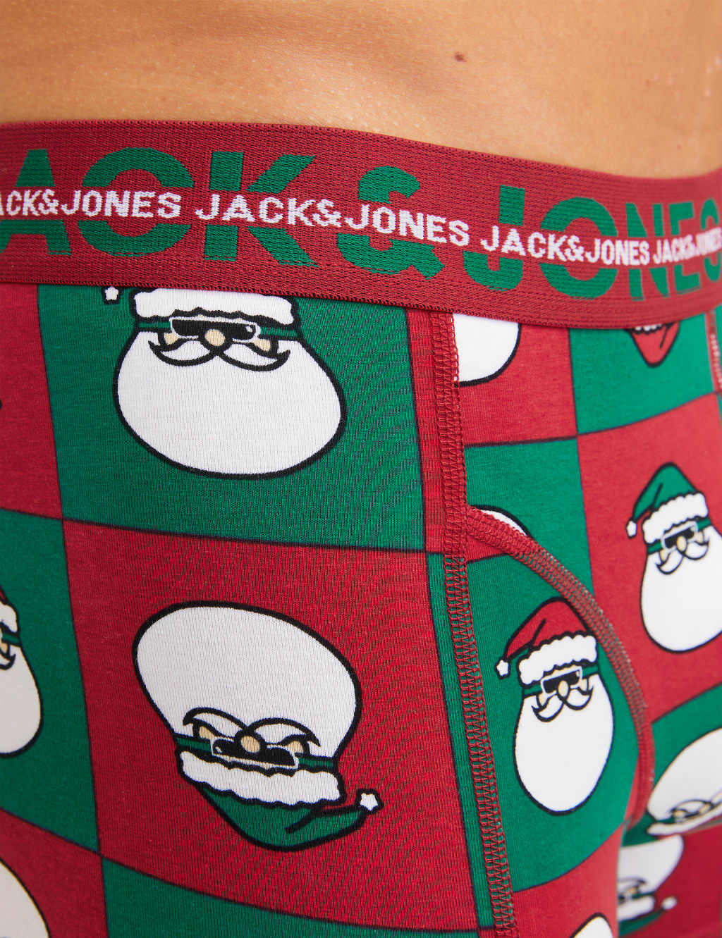 3pk Cotton Stretch Christmas Trunks image 6