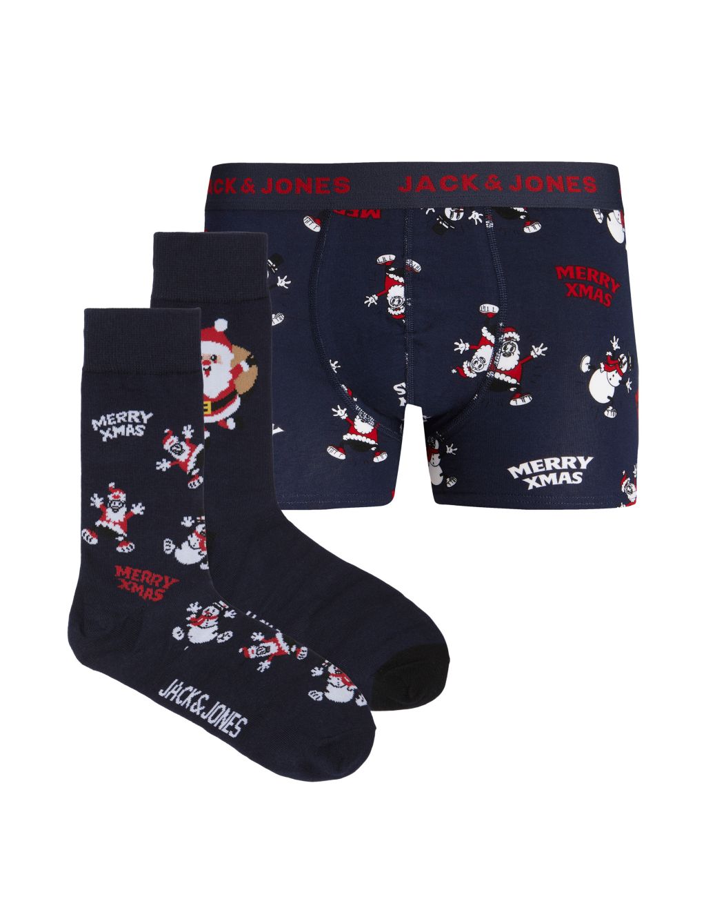 Cotton Rich Christmas Trunks & Socks Set image 1
