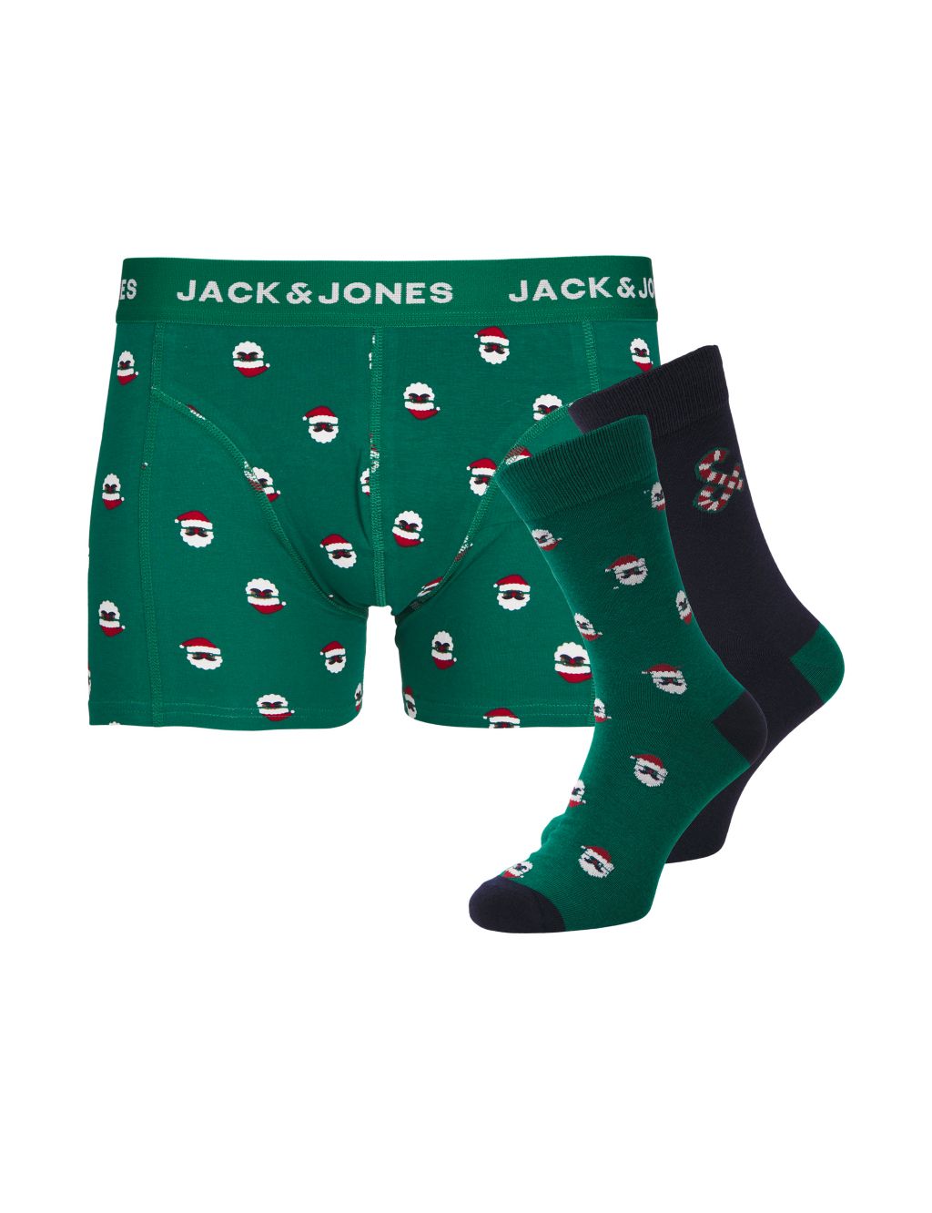3pk Christmas Trunks & Socks Gift Set image 1
