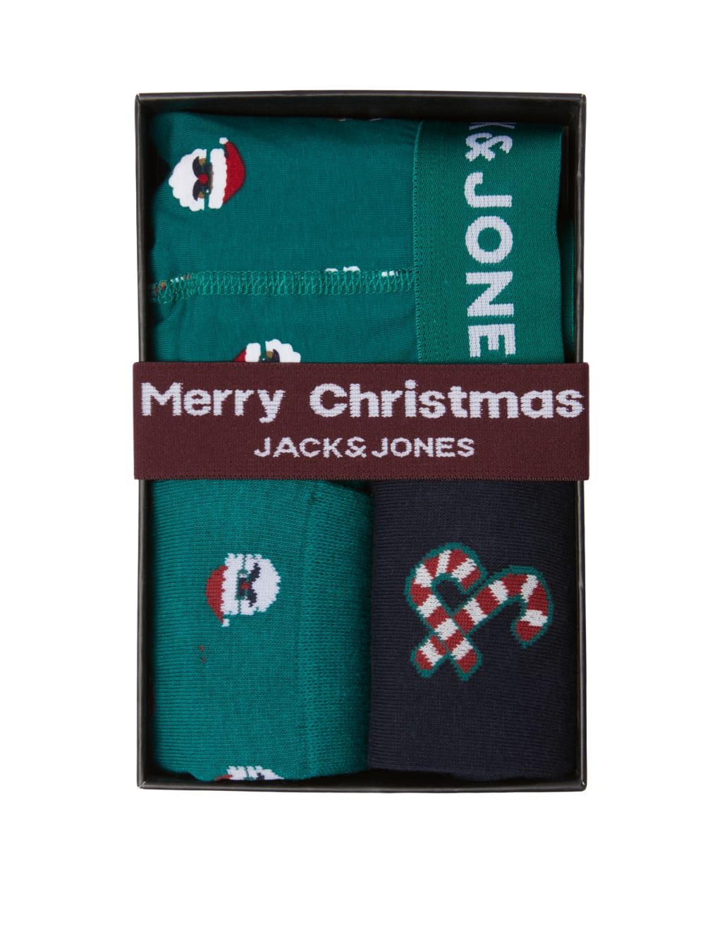 3pk Christmas Trunks & Socks Gift Set image 6