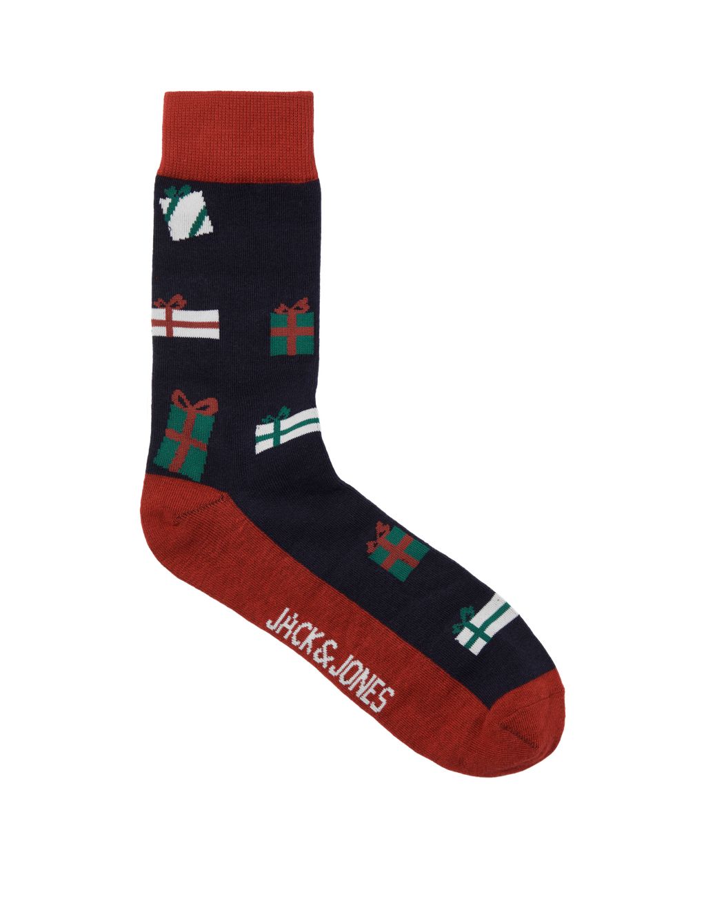 3pk Christmas Cotton Rich Socks Gift Box image 5
