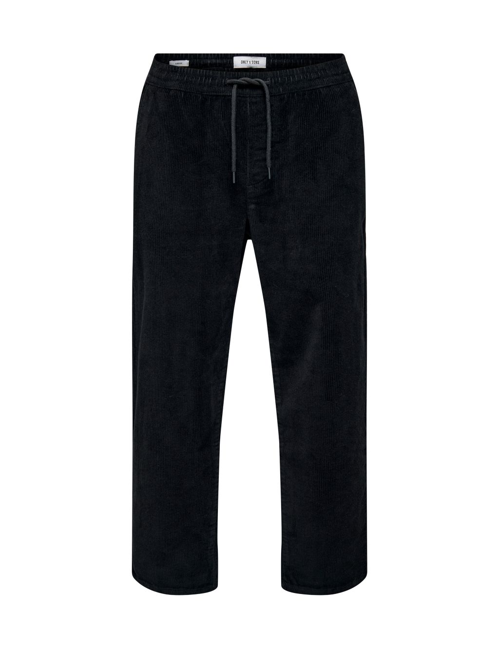 Loose Fit Corduroy Elasticated Waist Trousers