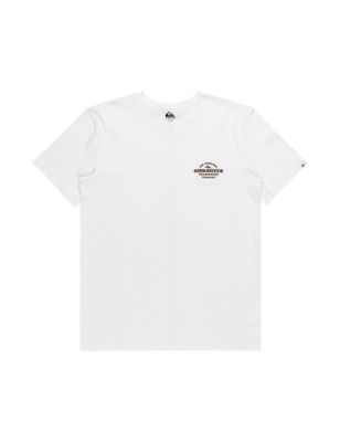 Quiksilver Mens Tradesmith Pure Cotton Crew Neck T-Shirt - XXL - White, White