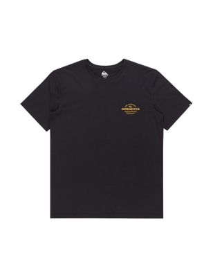 Quiksilver Mens Pure Cotton Crew Neck T-Shirt - XXL - Navy, Navy