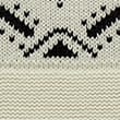 Cotton Blend Fair Isle High Neck Jumper - whitemix