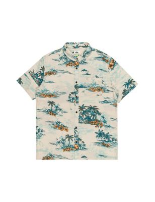 Longmanhill Tropical Print Shirt