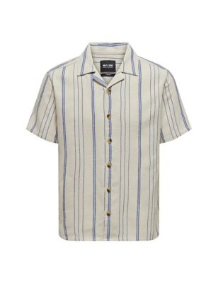 Cotton Rich Striped Shirt 3 of 6