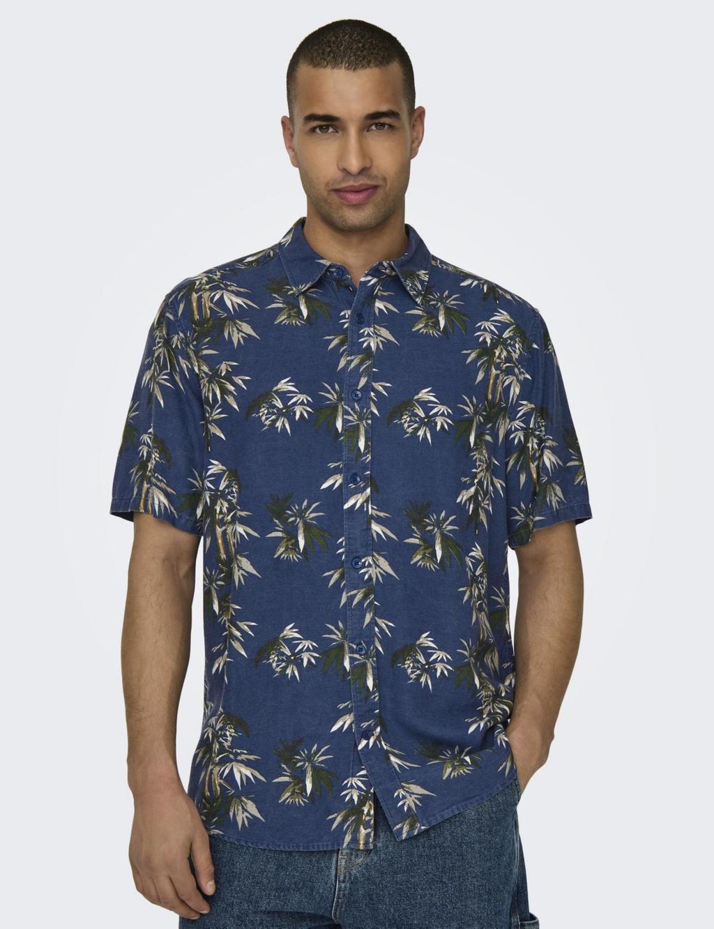 Palm Print Shirt