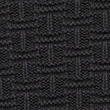 Pure Cotton Textured High Neck Jumper - black
