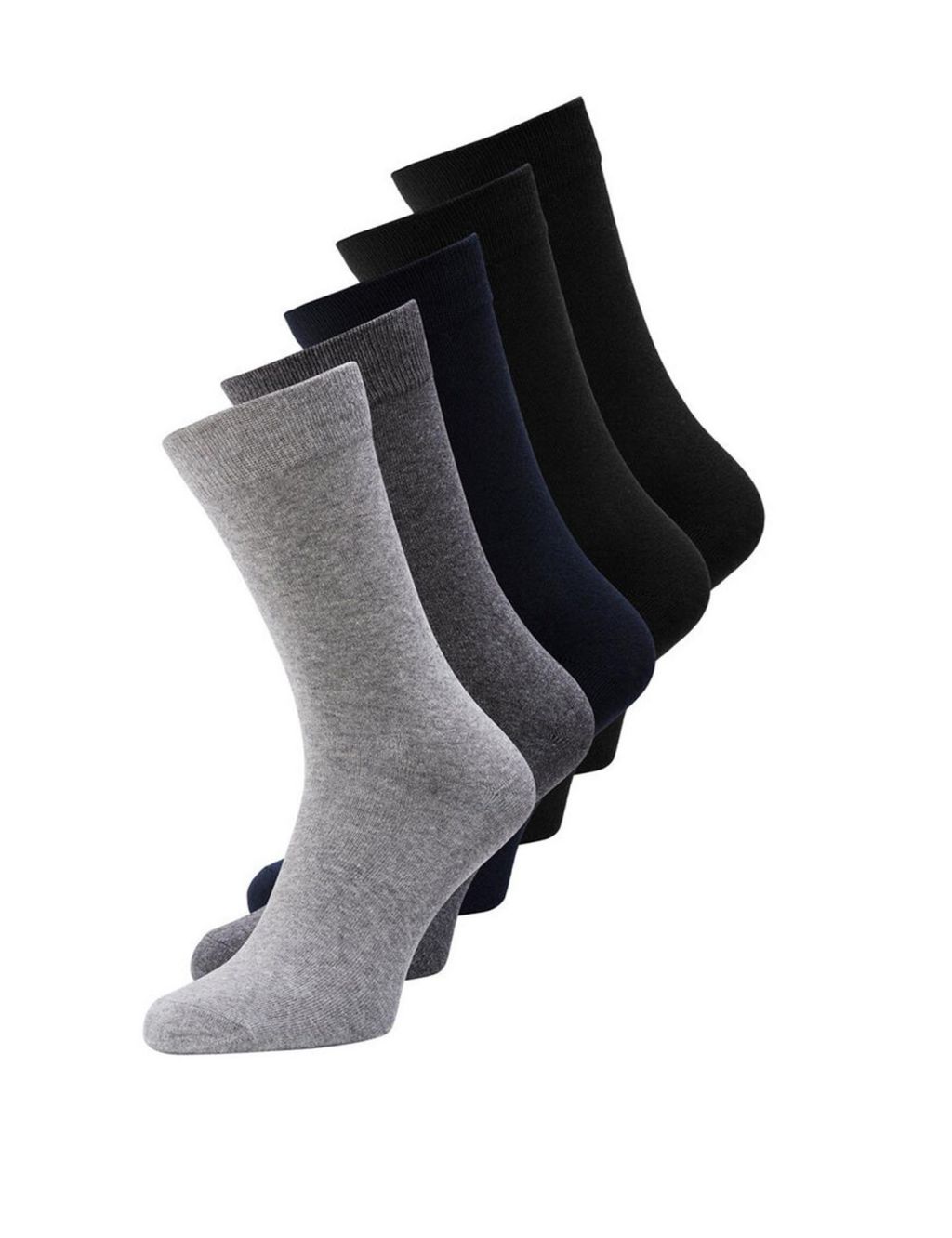 5pk Cotton Rich Socks