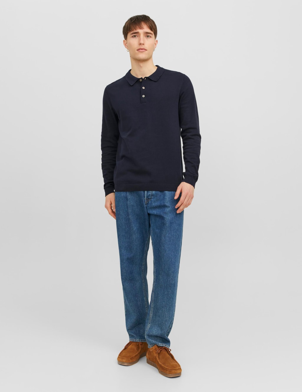Pure Cotton Knitted Polo Shirt image 5
