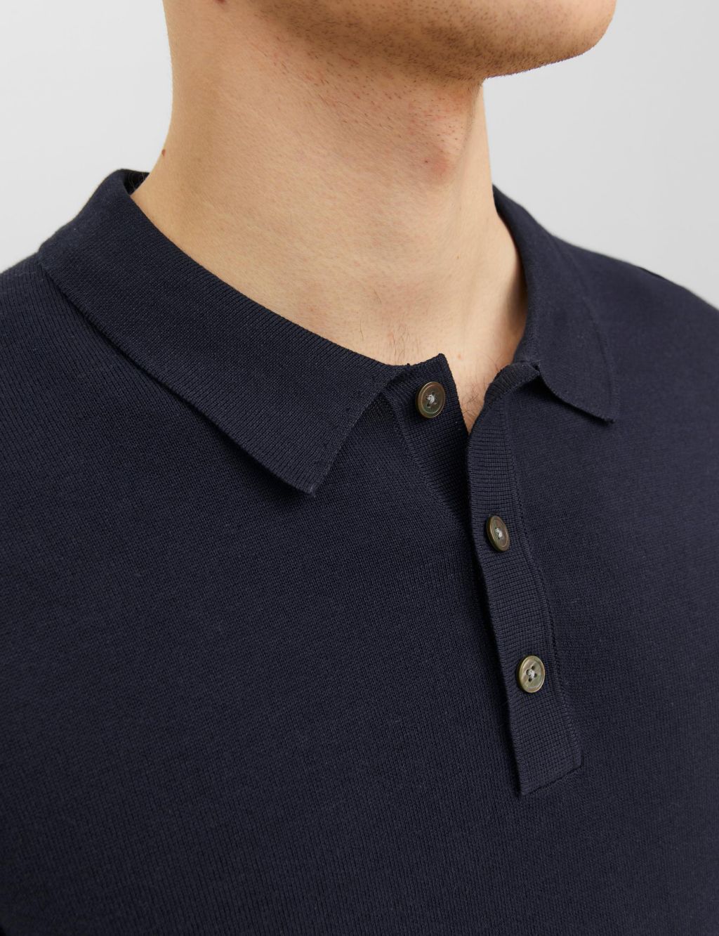 Pure Cotton Knitted Polo Shirt image 7