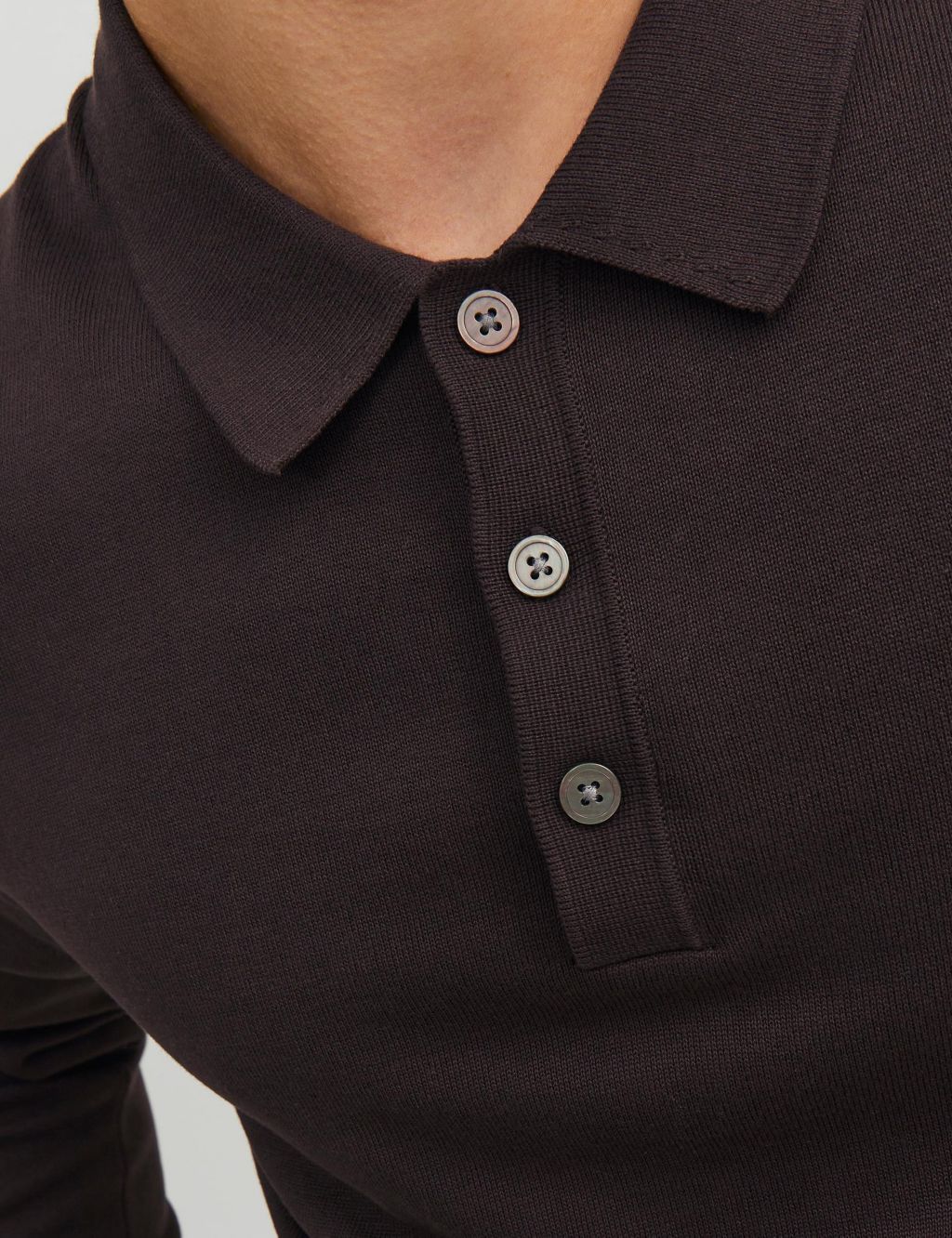 Pure Cotton Knitted Polo Shirt image 5