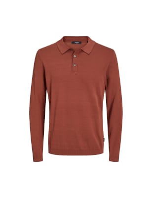Pure Cotton Knitted Polo Shirt