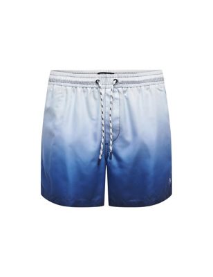 Only & Sons Mens Pocketed Ombre Swim Shorts - Navy Mix, Navy Mix